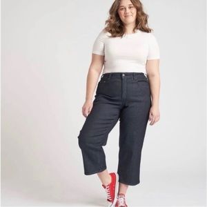 NWOT Universal Standard Bae Boyfriend Crop Jeans Size 18 L women denim